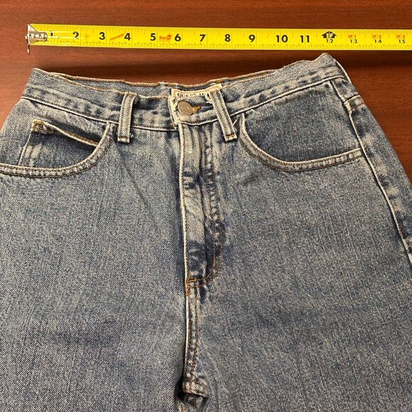 Vintage Guess Jeans Womens Sz 27 (Measures 24) Denim Made USA Light Wash 90s Y2K - Picture 5 of 7